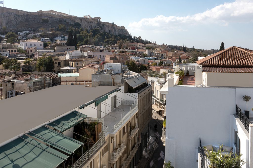 Charming streets of Plaka, Athens, with historic architecture and scenic pathways near master Plaka Athens.